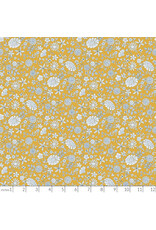 Figo Floral Romance, Marigold in Gold, Fabric Half-Yards