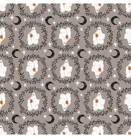 Dear Stella Ghouls Night Out, Boo-Tique in Paloma, Fabric Half-Yards