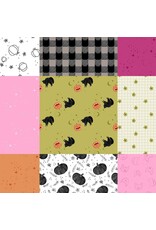 Dear Stella Ghouls Night Out, Patchwork in Muti, Fabric Half-Yards