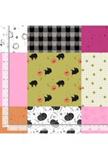 Dear Stella Ghouls Night Out, Patchwork in Muti, Fabric Half-Yards