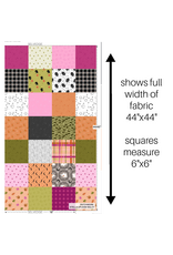 Dear Stella Ghouls Night Out, Patchwork in Muti, Fabric Half-Yards