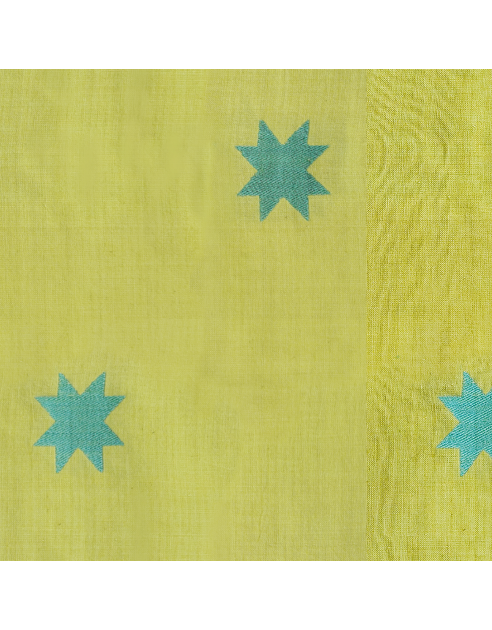Alexia Abegg Warp & Weft Wovens, Mystic Fable, Quilt Star in Pistachio, Fabric Half-Yards