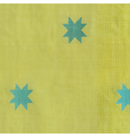 Alexia Abegg Warp & Weft Wovens, Mystic Fable, Quilt Star in Pistachio, Fabric Half-Yards
