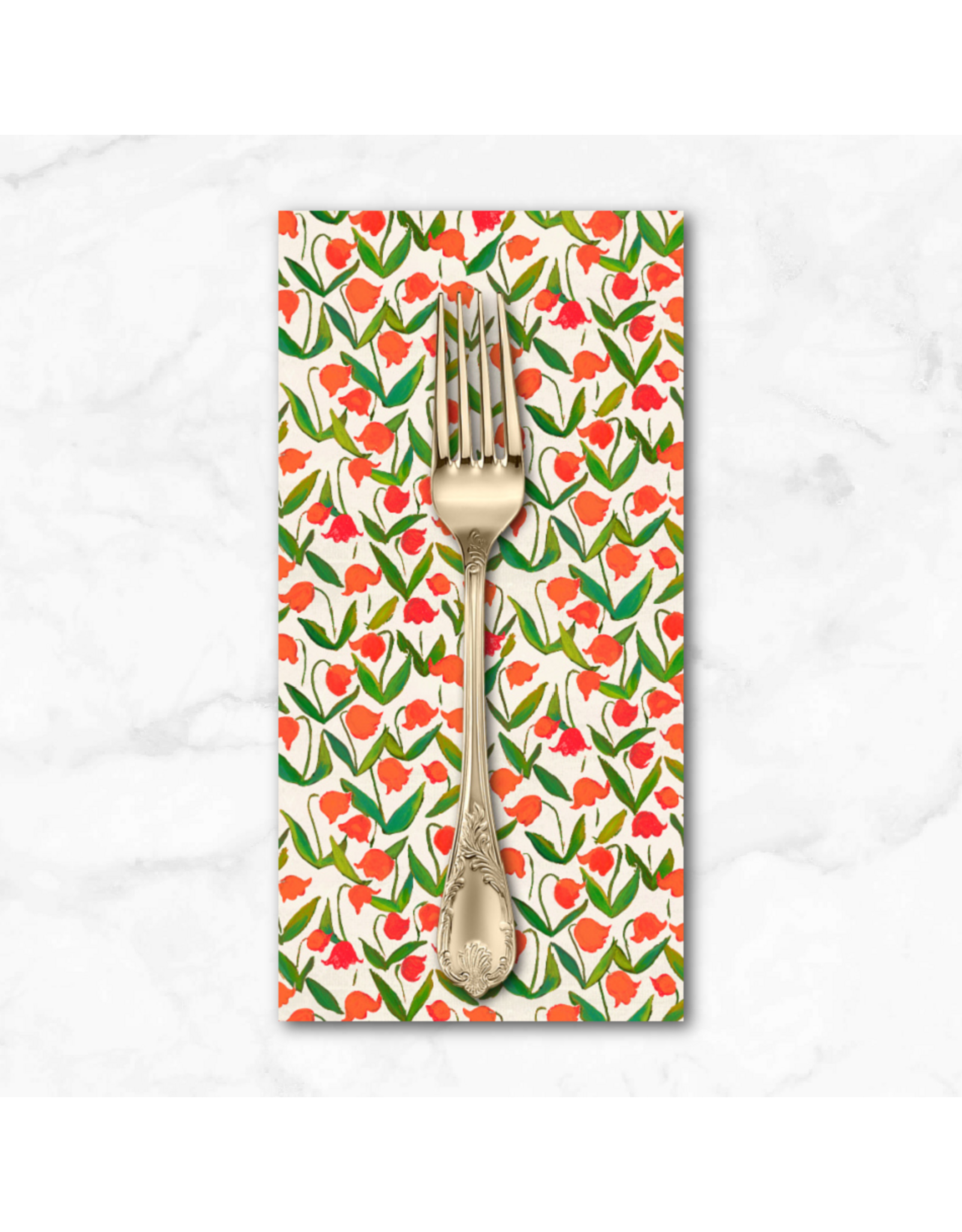 PD's Heather Ross Collection Heather Ross By Hand, Flowerbed in Cotton, Dinner Napkin