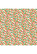 Heather Ross Heather Ross By Hand, Flowerbed in Cotton, Fabric Half-Yards