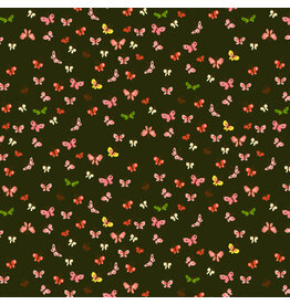 Heather Ross Studio Edit, Butterflies in Mud, Fabric Half-Yards