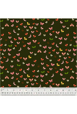 Heather Ross Studio Edit, Butterflies in Mud, Fabric Half-Yards