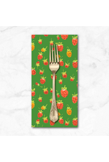 PD's Heather Ross Collection Studio Edit, Strawberries in Green, Dinner Napkin