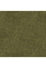 White Owl Textiles Cortina, Yarn Dyed Linen Cotton Blend, Olive, Fabric Half-Yards