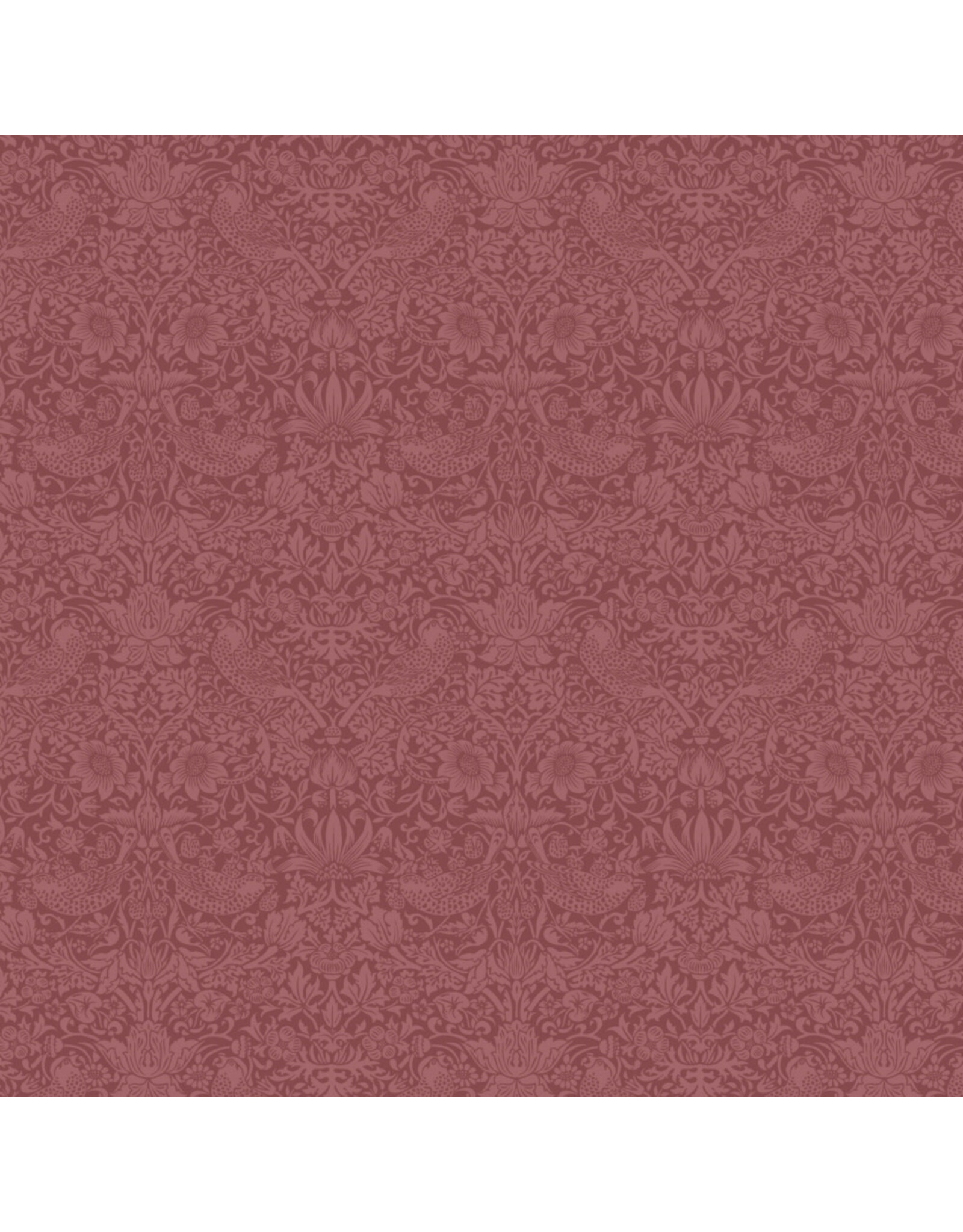 William Morris & Co. Morris & Co, The Trellis Palette, Tonal Strawberry Thief in Wardlewine, Fabric Half-Yards