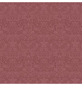 William Morris & Co. Morris & Co, The Trellis Palette, Tonal Strawberry Thief in Wardlewine, Fabric Half-Yards