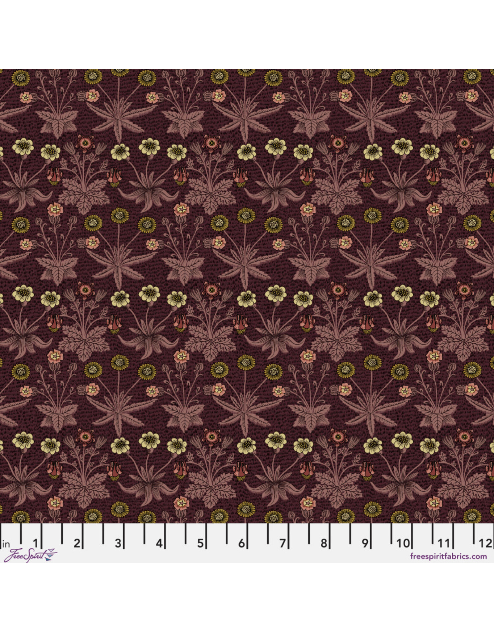 PD's William Morris Collection Morris & Co, Lodden, Daisy Fields in Madder, Dinner Napkin