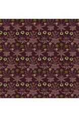 William Morris & Co. Morris & Co, Lodden, Daisy Fields in Madder, Fabric Half-Yards