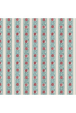 William Morris & Co. Morris & Co, Lodden, Fruit Stripe in Plum, Fabric Half-Yards