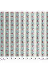 William Morris & Co. Morris & Co, Lodden, Fruit Stripe in Plum, Fabric Half-Yards
