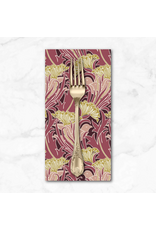 PD's William Morris Collection Morris & Co, Lodden, Laceflower in Wine, Dinner Napkin
