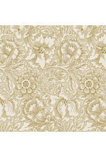 William Morris & Co. Morris & Co, Lodden, Pure Poppy in Pearwood, Fabric Half-Yards