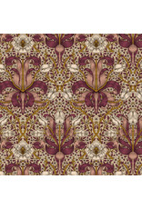 William Morris & Co. Morris & Co, Lodden, Spring Thicket in Barbed Berry, Fabric Half-Yards