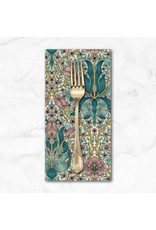 PD's William Morris Collection Morris & Co, Lodden, Spring Thicket in Teal, Dinner Napkin