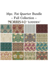 William Morris & Co. Morris & Co, Lodden, Fat Quarter Bundle - 16 pc. full collection