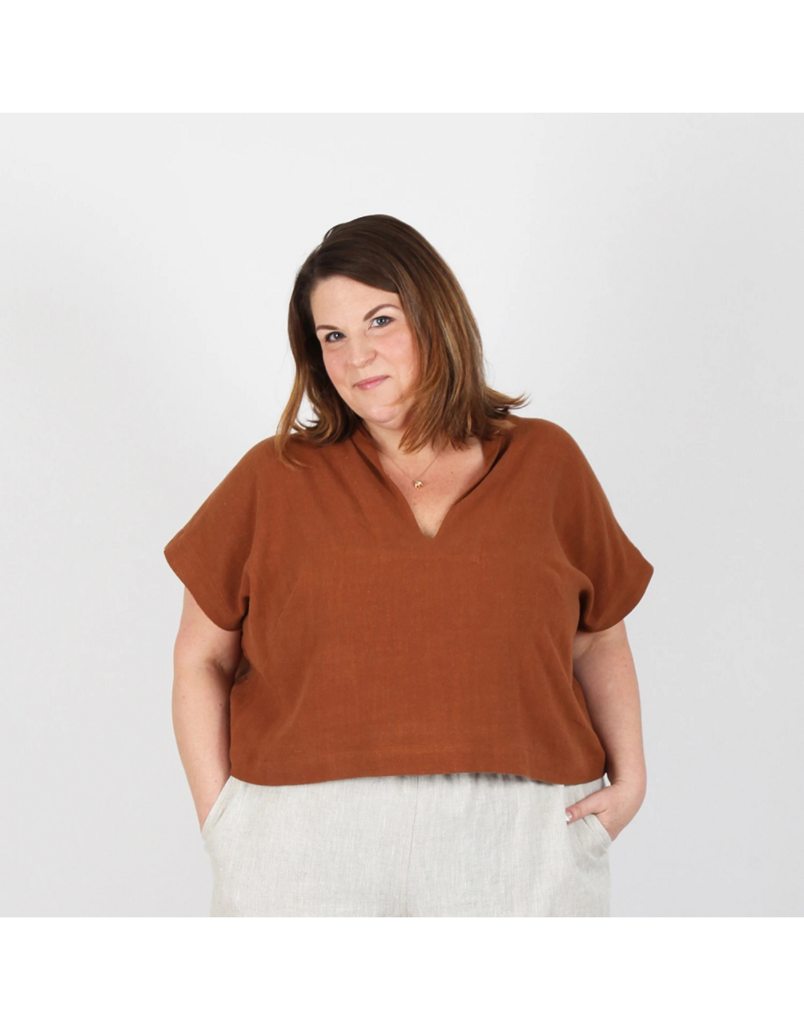 Sew House Seven ON ORDER-Revel Topper Shirt Pattern