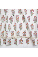 Fableism Indian Block Prints: Cottage, Wild Floral in Blushing, Fabric Half-Yards