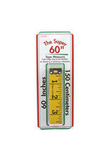 Sullivans Vinyl Tape Measure, The Super 60"