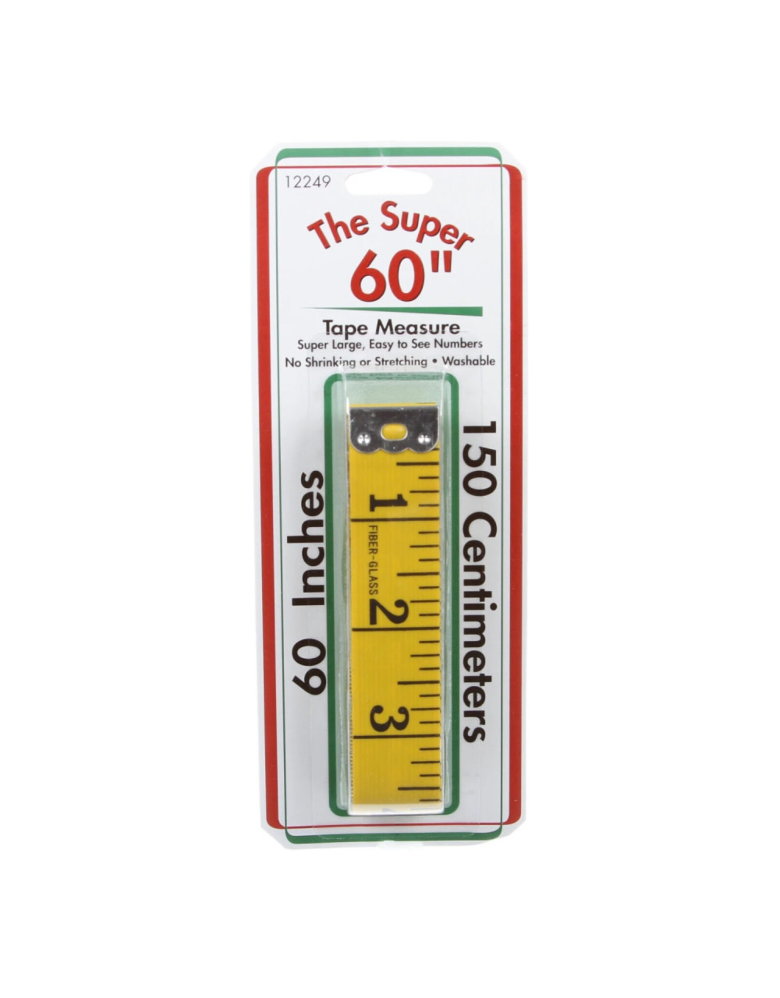 Sullivans Vinyl Tape Measure, The Super 60"