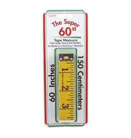 Sullivans Vinyl Tape Measure, The Super 60"