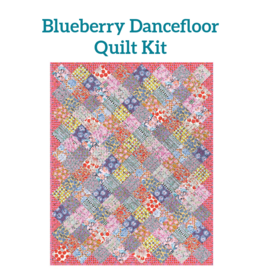 Picking Daisies Blueberry Dance Floor, Quilt Kit, 59" x 74"