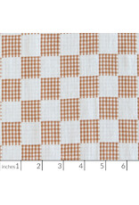 Fableism Checkmate, Checkers in Ivory, Fabric Half-Yards
