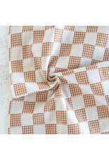 Fableism Checkmate, Checkers in Ivory, Fabric Half-Yards