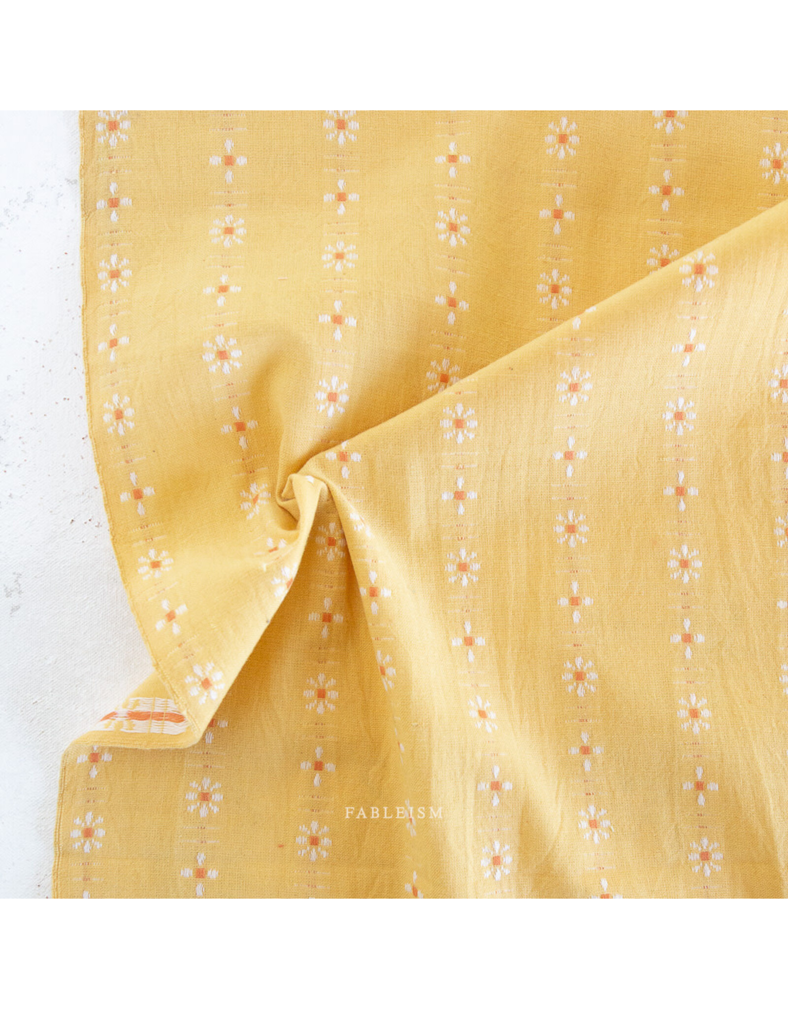 Fableism Forest Forage, Daisies in Buttercup, Fabric Half-Yards
