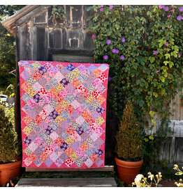 Picking Daisies BACK IN STOCK-Blueberry Dance Floor, Quilt Kit, 59" x 74"