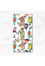 PD's Monaluna Collection Villa Sol, Olio D'Oliva in White, Dinner Napkin