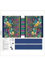 Sally Kelly Sunshine, Canvas Carryall Panel in Multi, 36" x 42" Panel