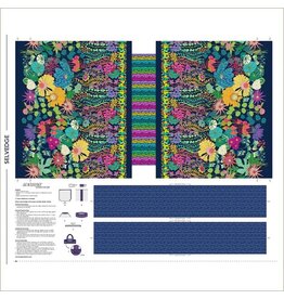 Sally Kelly Sunshine, Canvas Carryall Panel in Multi, 36" x 42" Panel