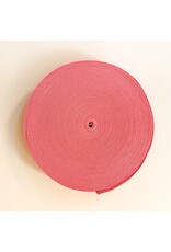 Minki Kim Salmon Cotton Webbing Strapping 1" wide, by the yard