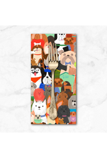PD's Timeless Treasures Collection I Love Dogs, Packed Dogs in Multi, Dinner Napkin