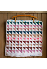 Denyse Schmidt Made Easy, Triangle Stripe Cheater in Ivory, Fabric Half-Yards