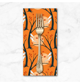 PD's Mary Engelbreit Collection Moonlight Mischief, Haunted Hallows in Orange, Dinner Napkin