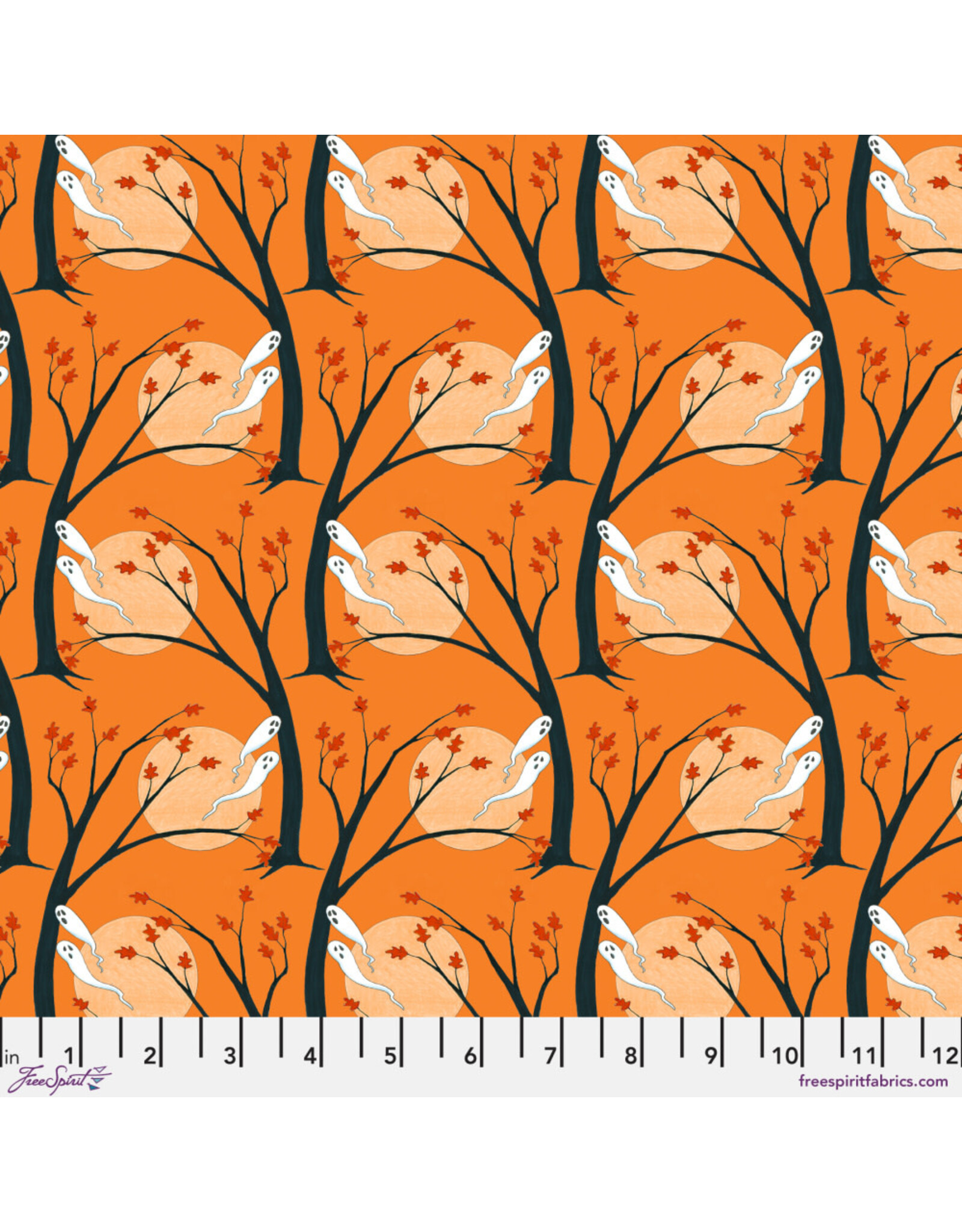 PD's Mary Engelbreit Collection Moonlight Mischief, Haunted Hallows in Orange, Dinner Napkin