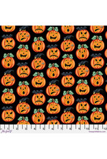 PD's Mary Engelbreit Collection Moonlight Mischief, Jack-O-Lanterns in Black, Dinner Napkin