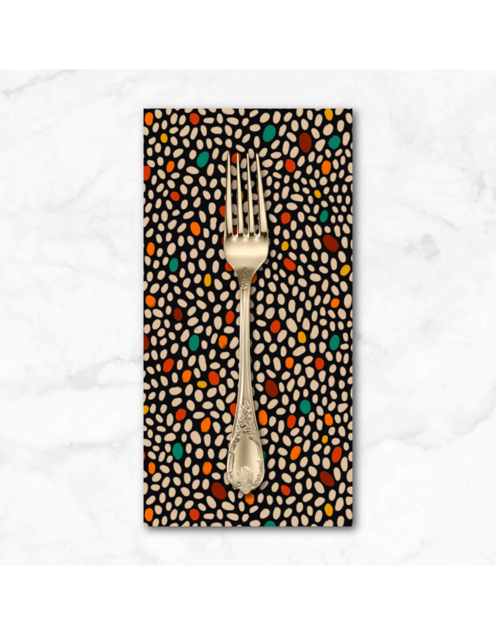 PD's Cori Dantini Collection More Than Bones, Allspice in Multi, Dinner Napkin