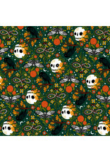Cori Dantini More Than Bones, Fright in Hunter, Fabric Half-Yards