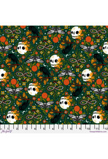 Cori Dantini More Than Bones, Fright in Hunter, Fabric Half-Yards