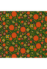 Cori Dantini More Than Bones, Marigold Field in Hunter, Fabric Half-Yards