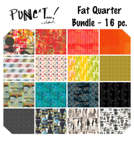 e bond Punc*t, Fat Quarter Bundle - 16 pc.