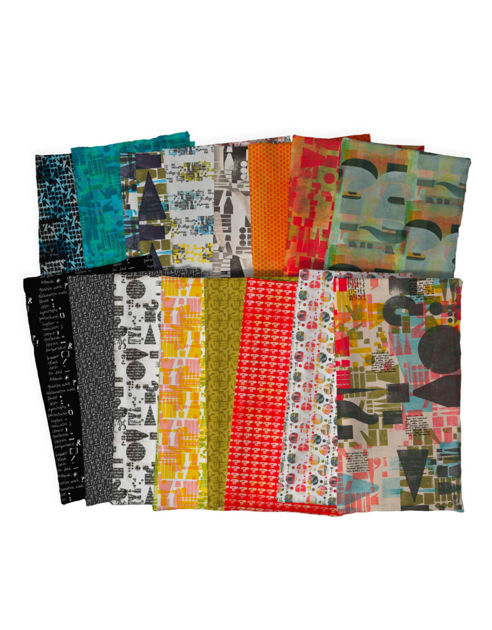 e bond Punc*t, Fat Quarter Bundle - 16 pc.