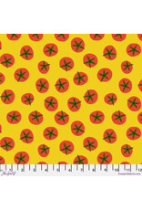 PD's Jane Sassaman Collection Vegetable Patch, Tomato in Yellow, Dinner Napkin